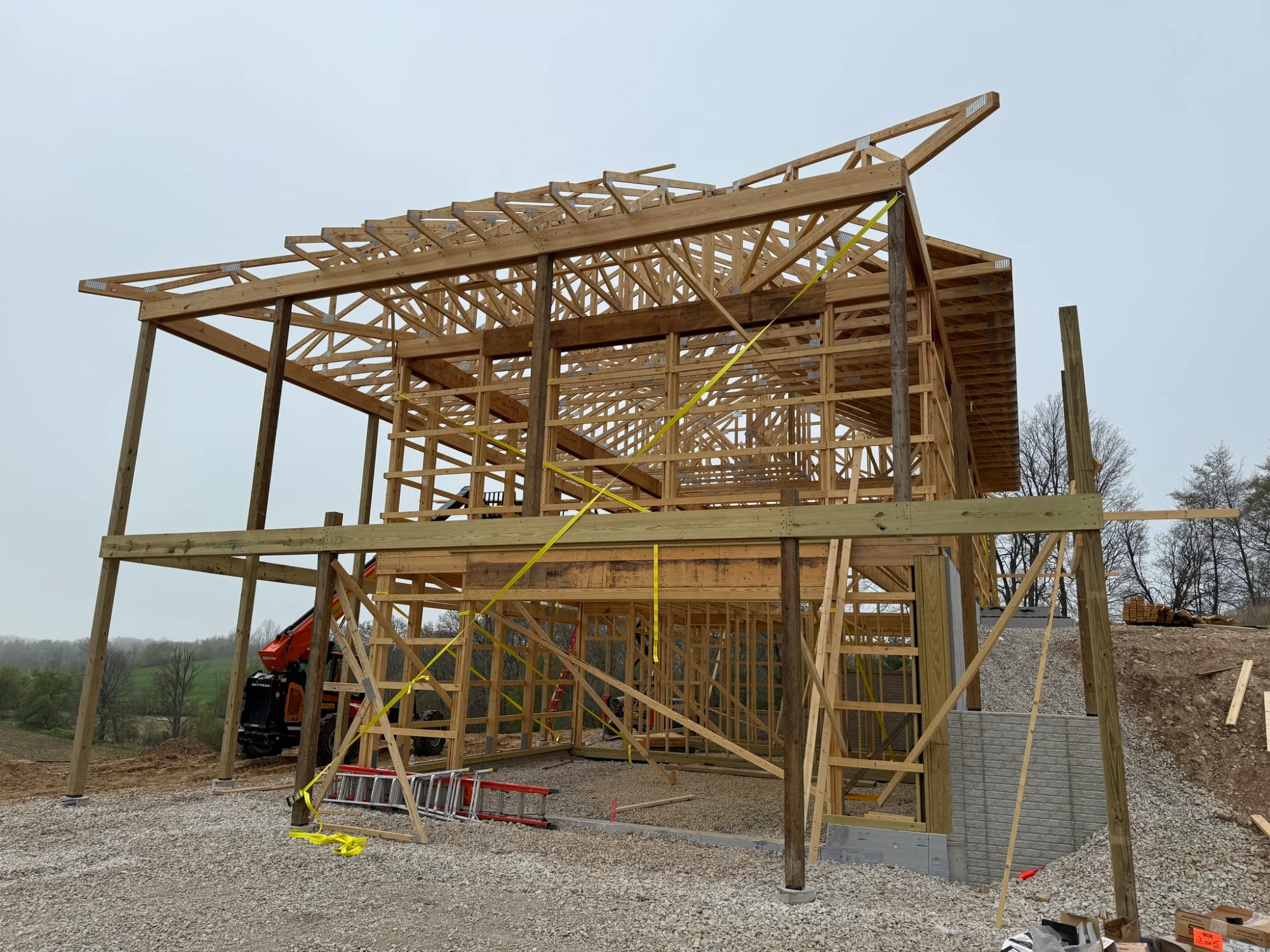 Two-story wood frame barndo in South Carolina